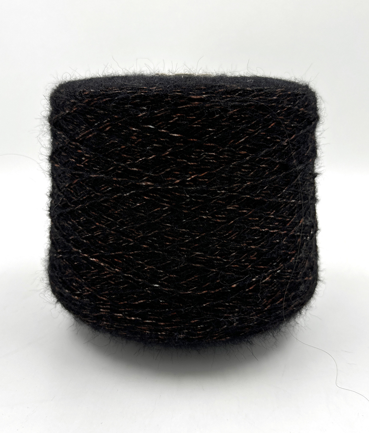 Пряжа Riflesso, Grignasco, меринос, мохер, цвет черно-коричневый